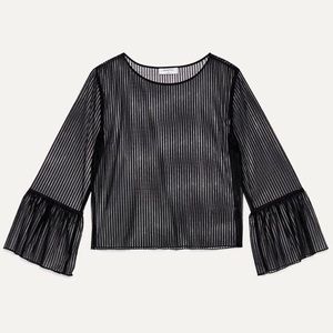 NWOT Aritzia Babaton Sheer Blouse